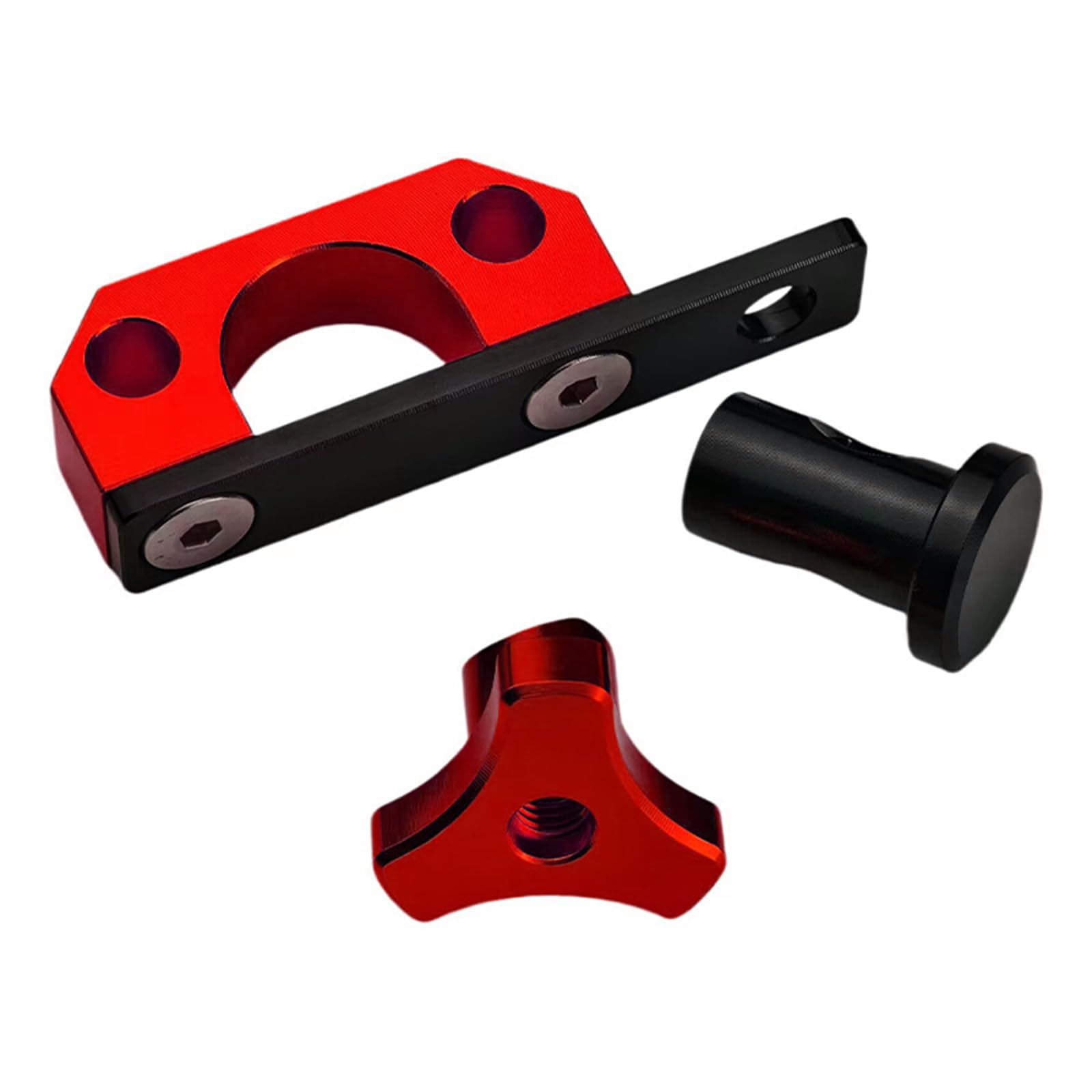 Hdoytxxm Red High-Performance Motorcycle Brake Lever Aluminum Precision-Enginee Enhanced Control Quick-Install Upgrade Motorcycle Folding Handlebar Clutch Brake Lever