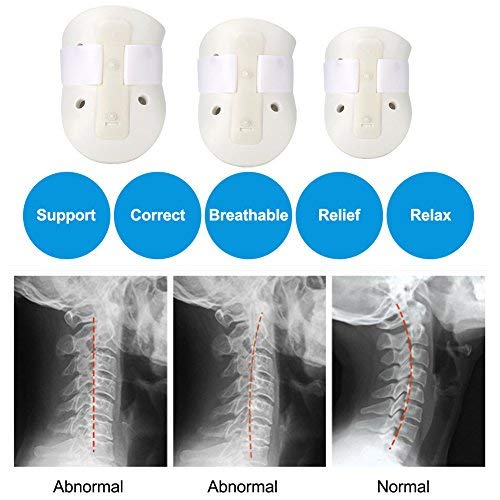 3 Sizes Breathable Neck Brace Cervical Collar Neck Support Pain Relief Neck Orthosis Braces(M(14cm))