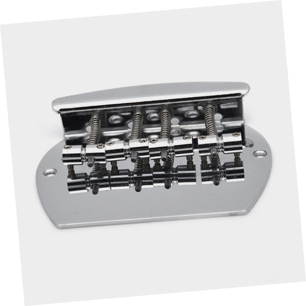 Abaodam Durable Metal Guitar Tailpiece Bridge String Bass Easy to Install Space-saving Design Sturdy Construction for Electric Guitars and Bassists
