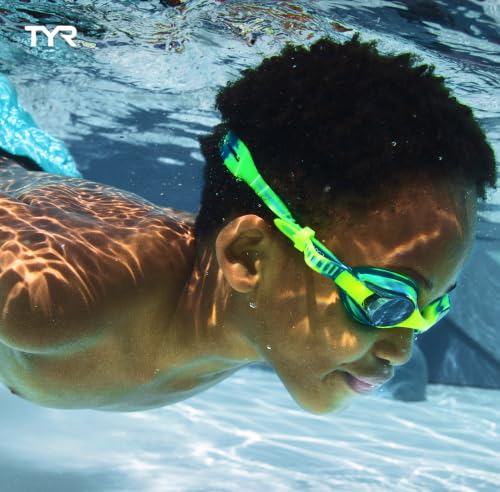 Image of TYR Kids' Swimple Goggles - Colorful Swim Goggles for Beginners