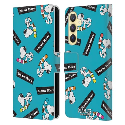 Étui portefeuille personnalisé Snoopy Peanuts pour Samsung Galaxy S23 FE 5G en cuir