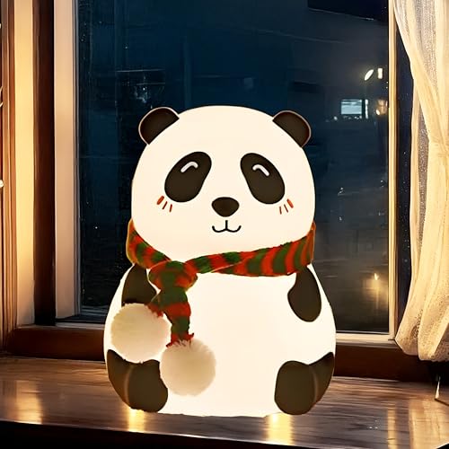 Image of CRAE Panda Night Lamp for Bedroom, Cute Lamp, Panda Light, Room Decor, Valentine Gift for Girlfriend (Close Eye)