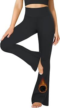 MOREFEEL Womens Bootcut Yoga Pants - Flare Leggings for Women High Waisted Active Leggings Workout Lounge Jazz Dress Pants