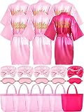 Sintuff 24 piezas de suministros de fiesta de spa para niñas, talla 14)
