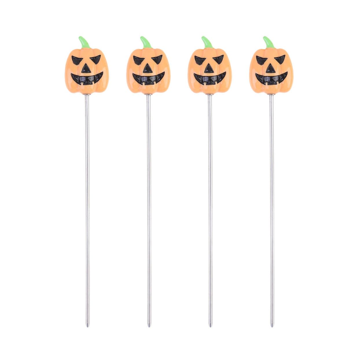Uonlytech Acero Inoxidable Probador de Pasteles Forma Calabaza 12 Piezas