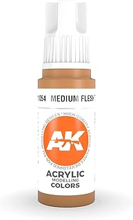AK Interactive 3rd Gen Acrylic Medium Flesh Tone 17ml