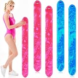 Picture of Hollowfly Large Pool Foam Floats 45 Inches Universal Swimming Floating Water Board Outdoor Pool Swirl Water Exercise Accessories for Lake River Swim Spa (Rose Red + Blue,4)