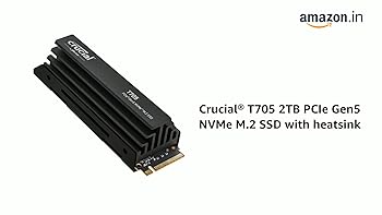 Amazon.in: Buy Crucial® T705 2TB PCIe Gen5 NVMe M.2 SSD with