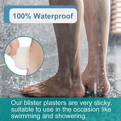 Blister Bandages, Blister Pads (15Pcs) Gel Blister Cushions, Blister Pads, Hydrocolloid Seal Adhesive Bandages For Fingers, Toes, Heel Blister Prevention & Recovery (Square-15Pcs) #TOP3