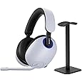 Sony INZONE H9 Gaming Headset, Wireless Noise Canceling Bluetooth Headset with Microphone, 360 Spatial Sound, for PC and PS5 WH-G900N Bundle with Turnstile Audio Desktop Headphone Stand White