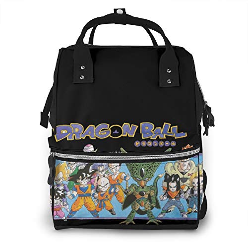 Dragon Ball Z Multifunctional Waterproof Travel Backpack Baby Mummy Backpack