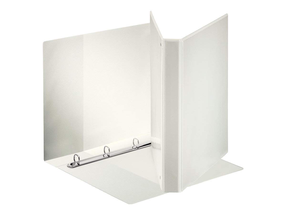 ESSELTE 394751000 Personalised Display Folder Polypropylene (3 Pockets) with Rings 4-20 - Red - f.to Maxi - White