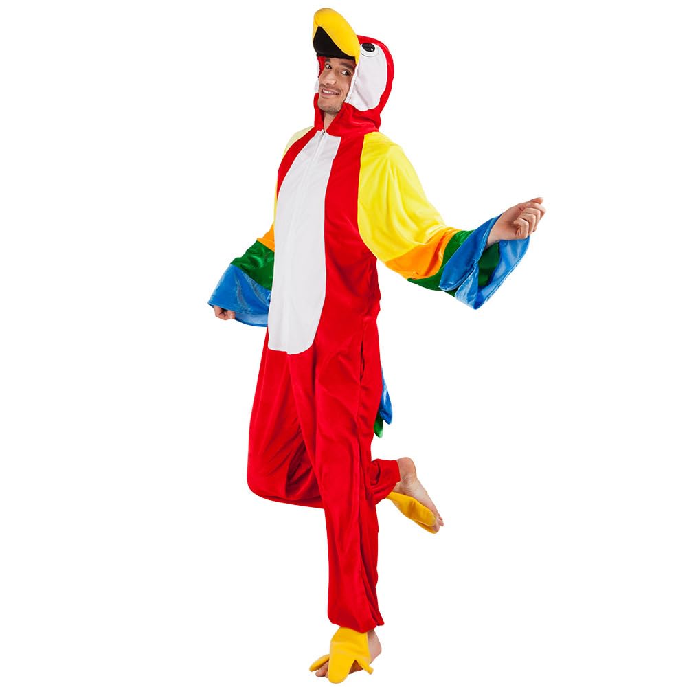 Boland 88047 Plush Parrot Onesie Costume Adult XL