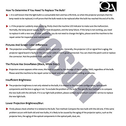 image for YOSUN Replacement lamp for epson-elplp96-v13h010l96 Powerlite Home Cin