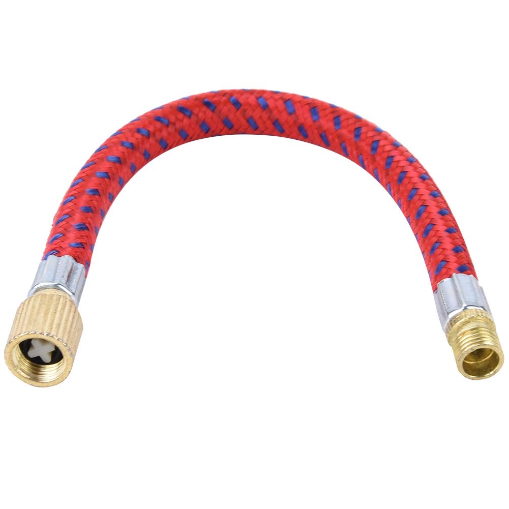 Tube D’extension Pour Pompe à Vélo – Valve Schrader – Pression Max 300 Psi – Buse En Cuivre Pur – Longueur 15,5 Cm