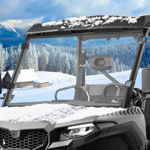Scratch Resistant Front Full Windshield Compatible with CFMOTO UF...