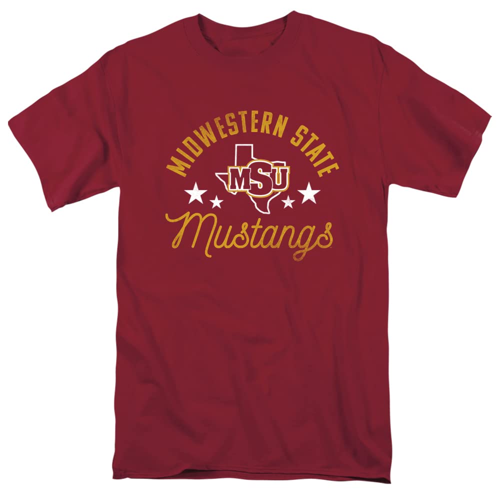 Midwestern State University Official Mustangs Unisex Adult T Shirt
