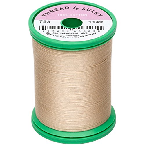 Hilo Sulky 753-1149 Cotton & Steel 50wt 660 yd - Deep Ecru
