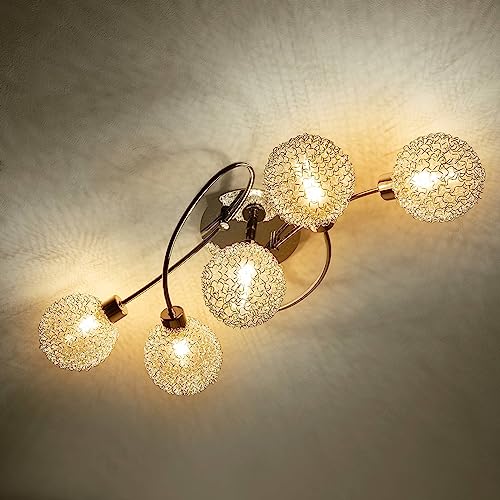 Lindby Plafoniera 'Ticino' dimmerabile (Moderno)