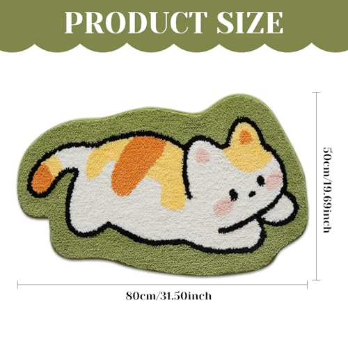 Tapis de bain pour chat extra absorbant et doux lavable en machine 50x81 cm