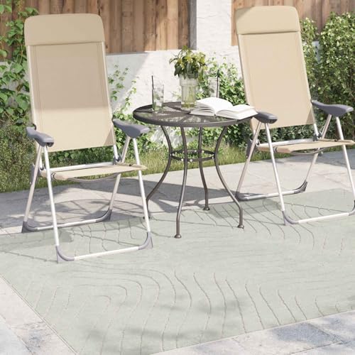 Tapis de salon vert 160x230 cm Palmeras grand modèle rectangulaire - 5