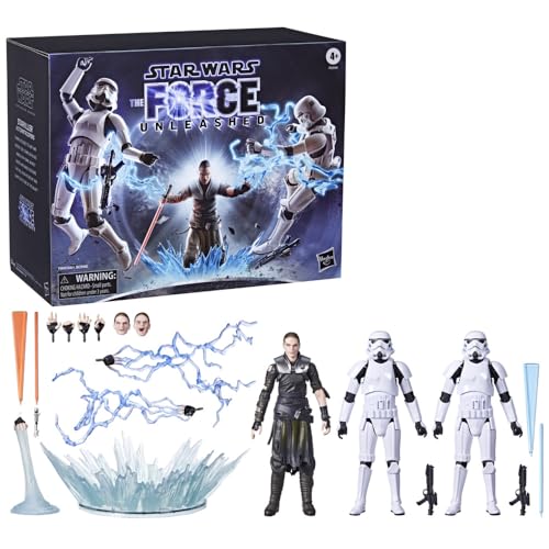Hasbro Figura Starkiller & Stormtroopers Pack Fig. 15 Cm Star Wars The Force Unleashed The Black Series