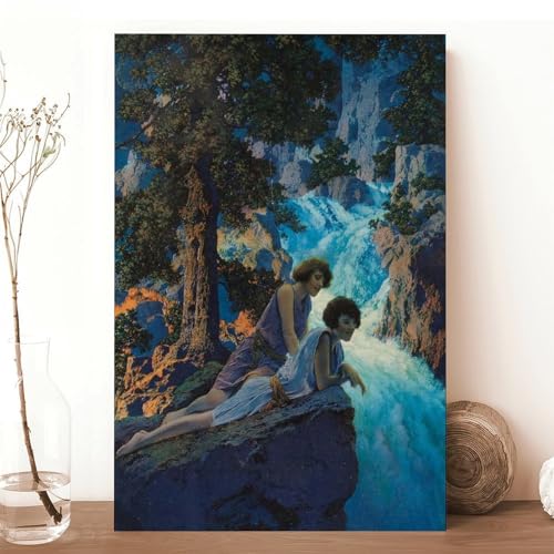 Toile cascade Maxfield Parrish pour habiller un mur vide de bureau - 3