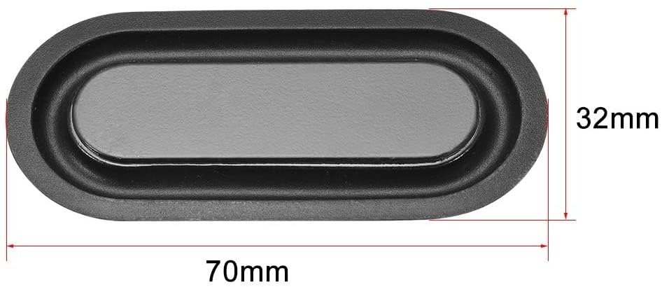 XYWHPGV 70x32mm Speaker Passive Radiator Vibration Plate Subwoofer Vibration Membrane DIY Bass Low Frequency (B3E48 CBCB9 49DB3 0837D 49819 33F73