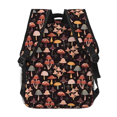 Mushrooms Backpack Lightweight Travel Casual Bags Large Capacity Travel Daypack Bag4