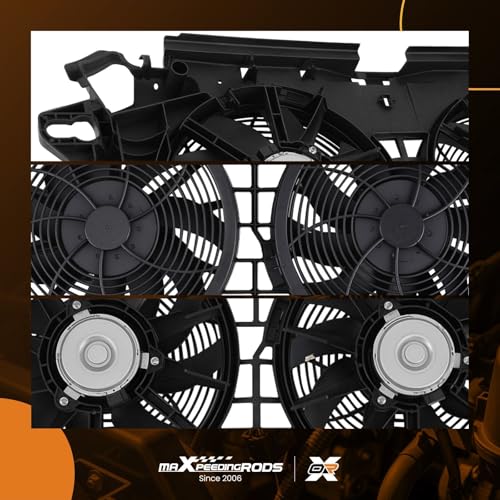 Image of maXpeedingrods Cooling Fans Assembly for Mercedes-Benz Sprinter 2500 NCV3 2010-2018, 3500 2010-2018, 3500XD 2018, 683058068743 MB3113100 9065030001