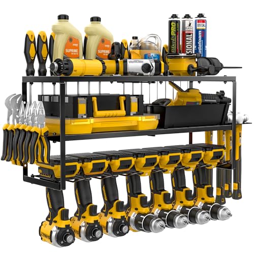 masadi Power Tool Organizer-7 Drill Holder Wall Mount,...