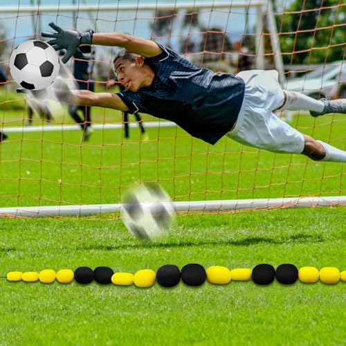 TNZMART Goalkeeper Soccer Football Agility Goalie Reflex Training Practice Drill Equipment Gear 9-13 FT (9 FT) - Thumbnail 7