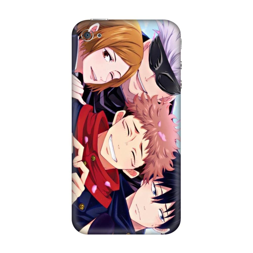 TGF Printed Matte Finish Vinyl Mobile Back Skin (This is Not Back CASE/Cover) for iPhone_4s_B07