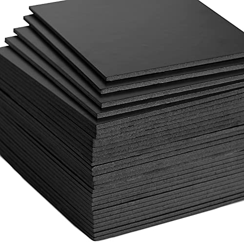 30 Pack Foam Boards 10In X 8In, Hommyprefer 0.2In Thick Polystyrene Foam Board Sheet, Black Poster Boards For Crafts, Projects, Photo Framing, Art Display #TOP9