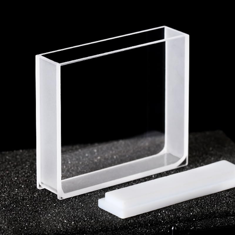 50mm Quartz Cuvette Cell Large Area Photopermeability