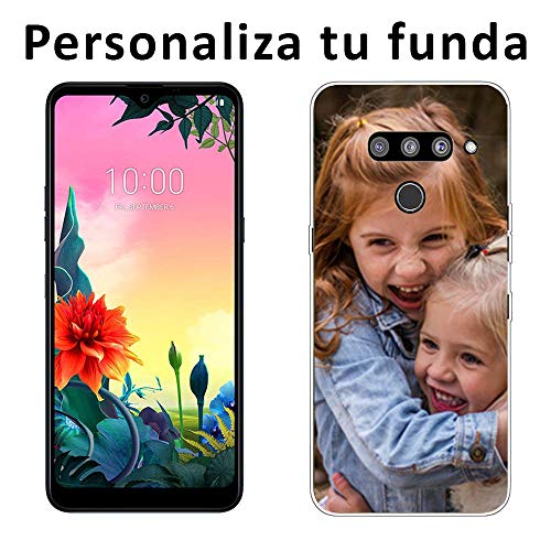 Mookase Funda Carcasa Gel Personalizada para LG K50s con tu Foto, Dibujo o Texto