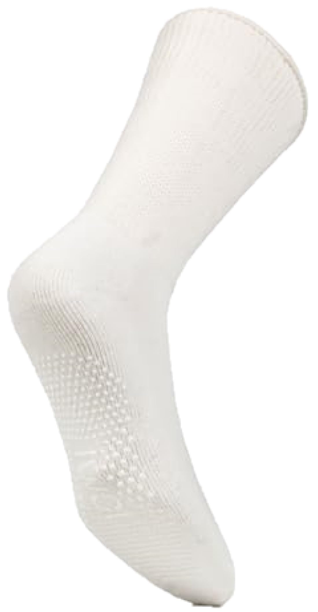 IOMI SOCKSHOP FootNurse Mens Slipper Socks for Diabetics,Smooth Toe Seams, Stretch, Gentle, 3 Pair Multipack White 9-11