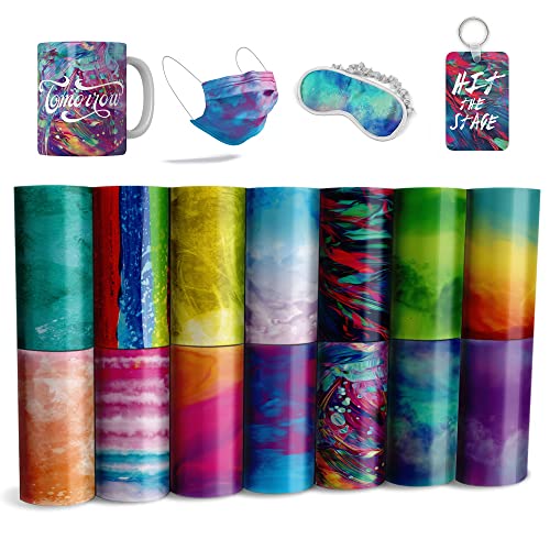 Watercolor Transfer Sheets, 14 Pcs 4.5x12