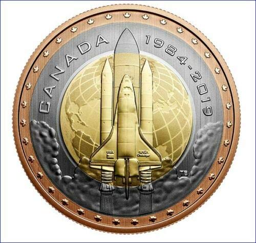 2019 CA Canada RCM TRI-METAL FIRST CANADIAN IN SPACE FIRST Releases APOLLO LABEL 25c SP70 NGC