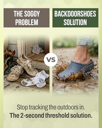 Image of Backdoorshoes Waterproof Premium Garden Clog Shoes for Women with Arch Support