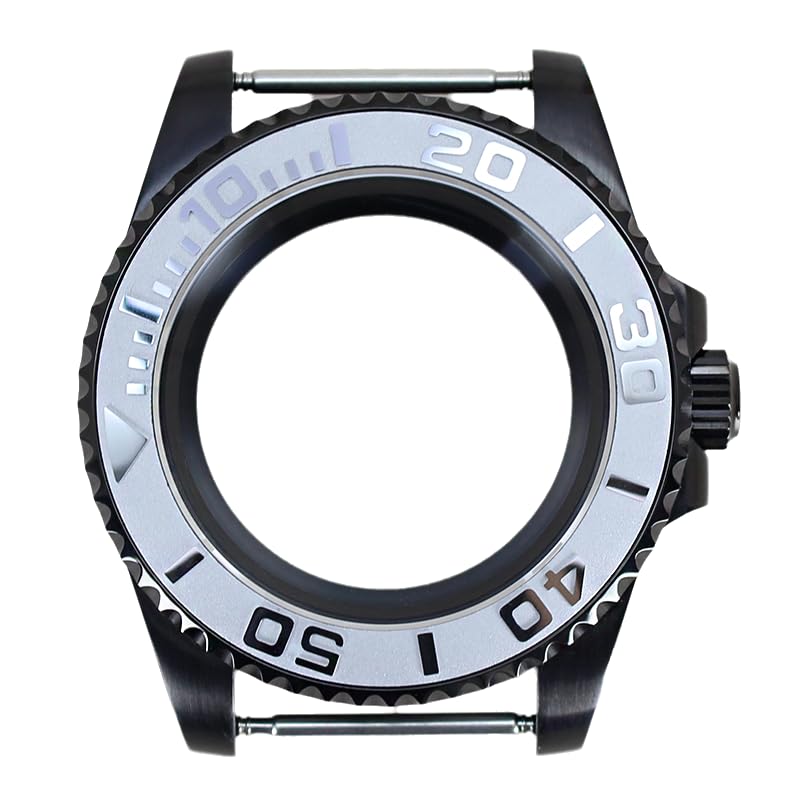 40mm Men's Watch Case Sapphire Crystal Glass Parts for nh34 nh35 nh36 2824 8215 Movement 28.5mm Dial