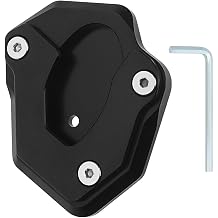 Motorcycle Side Stand Enlarged Foot Widened Stand Plate Pad Motorcycle Side Support Enlarged Holder Compatible with Kawasaki Z650 Z9000RS Z900 Z1000