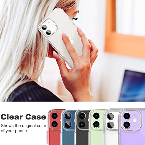Jjgoo MY2015A-12-CLEAR Compatible With Iphone 12 Case & 12 Pro Case Clear Soft Transparent Shockproof Protective Slim Thin Bumper Phone Cover thumb #6