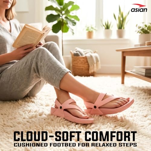 Image of ASIAN Women's INDIGO-09 Comfortable & Light Weight Clogs for Women | Stylish & Anti-Skid Chappals for Adult | Waterproof & Everyday Use Slipper Floats for Girls and Ladies