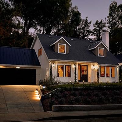 Ring Spotlight Battery Motion-activated spotlight, bright LEDs, works with Amazon Sidewalk, Black