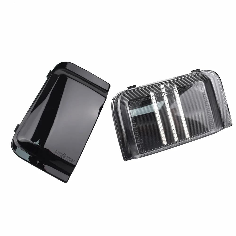 Luces de giro Luz LED Dinámica De Señal De Giro Para Espejo Lateral Intermitente Secuencial Para Fiat Para Ducato 2006-2019 Intermitentes laterales(Smoked B)