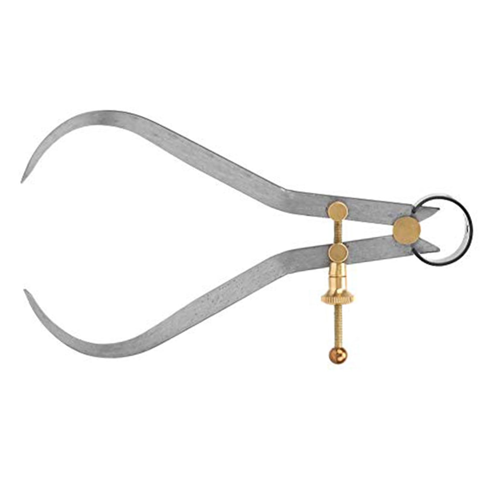 Precisions External Spring Caliper Tool for Accurate Lathe Measurement with Flexible and Construction Precisions Caliper Easy Carry