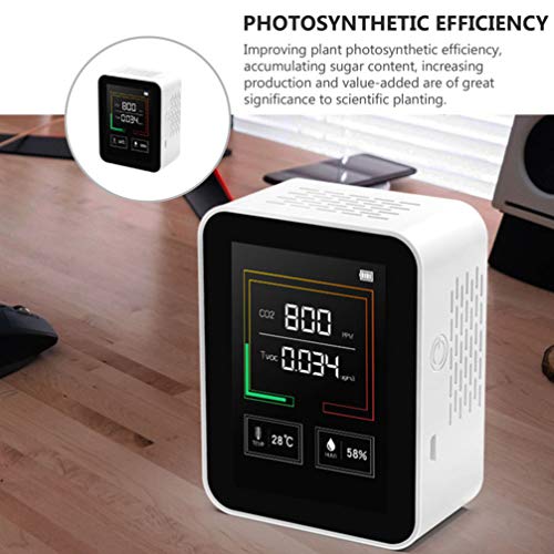 NICEXMAS Detector de Gás Branco Detector de Qualidade Do Ar de Propano Testador de Alarme de Gás de