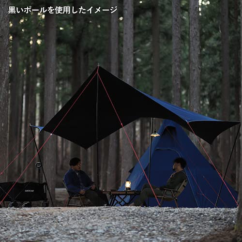 Amazon | [クイックキャンプ] テント・タープ用 アルミポール 2本