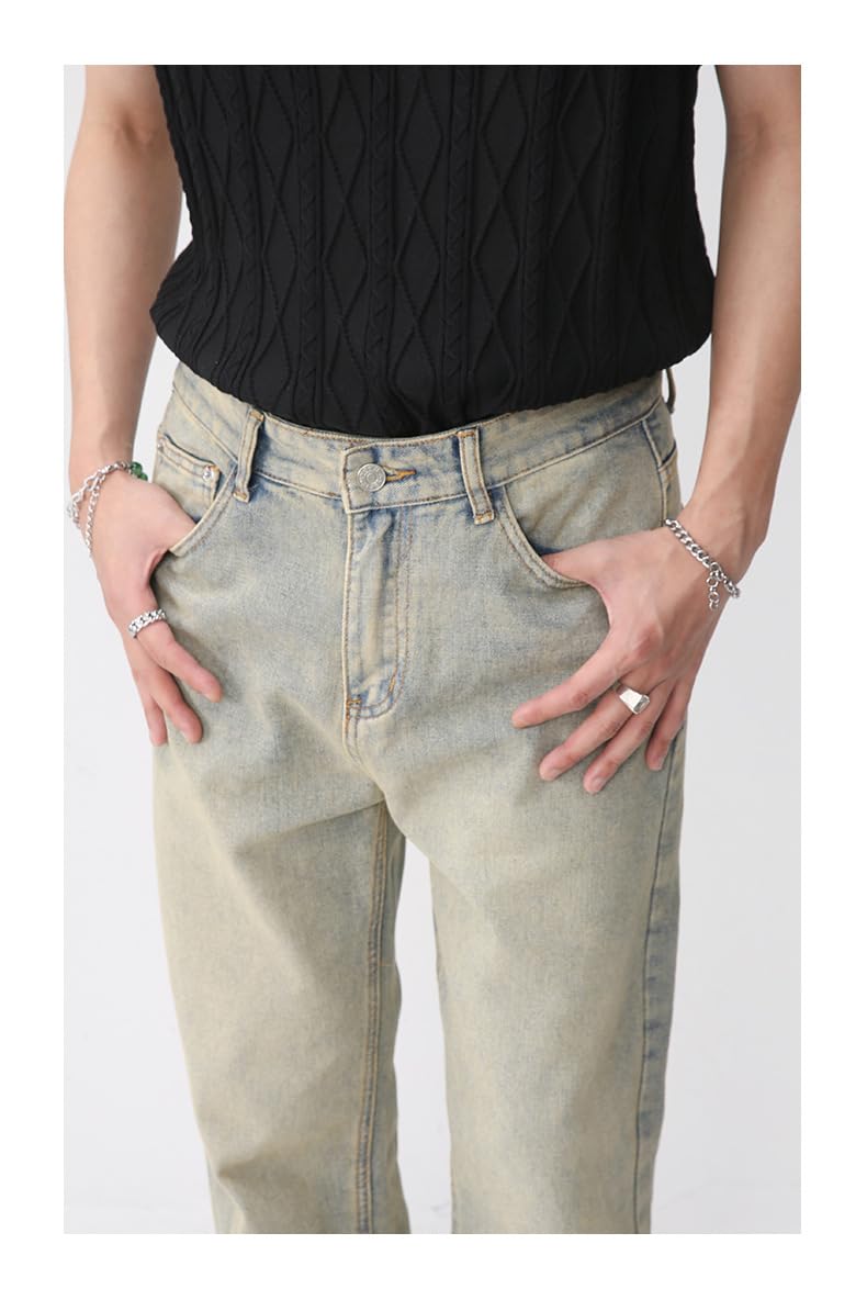 Jeans Pantalon Modische Herren-Jeans Im Retro-Basic-Stil Mit Schmaler Passform